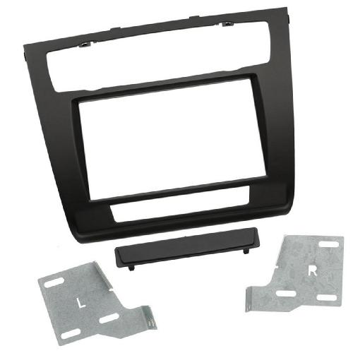 Supports Autoradio de Roger Kit Integration 2DIN compatible avec BMW Serie 1 07-13 - Avec auto AC sans nav sans I-Drive