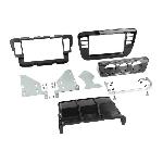 Facade autoradio Seat Kit integration compatible avec Seat Mii Skoda Citigo VW Up ap11 avec Clim manuelle - Noir Brillant