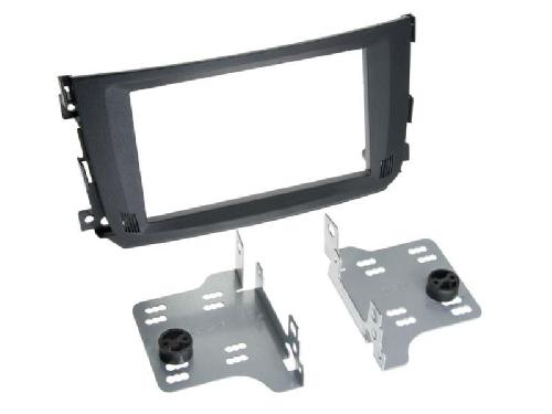 Supports Autoradio de Roger KIT integration compatible avec Smart Fortwo Noir Sans GPS origine