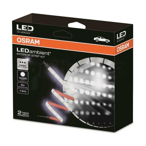 Neons Leds & lumieres Kit LED ambient interior Strip blanc 12V