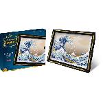 Jeu De Sculpture Kit loisir créatif - LANSAY - Collection Sequins - La Grande Vague - Hokusai - Des 14 ans