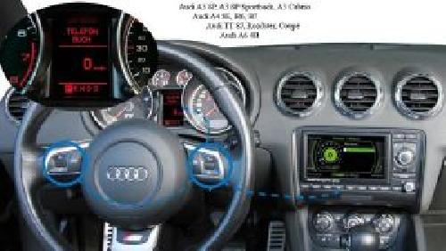 Kit Mains Libres - Kit Voiture Bluetooth Telephone Kit mains libre Bluetooth Adaptable compatible avec Audi A3 A4 B6 B7 TT A6