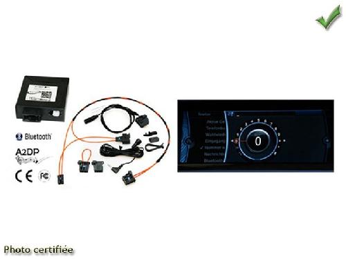 Kit Mains Libres - Kit Voiture Bluetooth Telephone Kit mains libres bluetooth compatible origine BMW avec USB et Idrive serie F