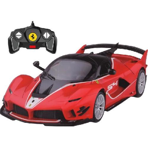 Vehicule - Engin Terrestre  A Construire Kit Montage Ferrari FXX K Evo - TURBO CHALLENGE - Voiture Télécommandée - Rouge - 1/18