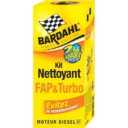 Additif Performance - Entretien - Nettoyage - Anti-fumee Kit nettoyant FAP 1 Turbo GSA - BARDAHL 2x300ml