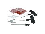 Kit Reparation Pneu - Outil Reparation Pneu Kit Professionnel De Reparation De Pneus A Meche Avec Outils -31 Pcs-