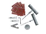 Kit Reparation Pneu - Outil Reparation Pneu Kit Professionnel De Reparation De Pneus A Meche Avec Outils -32 Pcs-