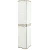 Kit Quincaillerie Meuble Armoire haute vestiaire PLASTIKEN - 1 porte. 35cm - Blanc