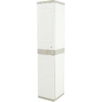 Kit Quincaillerie Meuble Armoire haute vestiaire PLASTIKEN - 1 porte. 35cm - Blanc