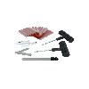 Kit Reparation Pneu - Outil Reparation Pneu Kit Professionnel De Reparation De Pneus A Meche Avec Outils -31 Pcs-