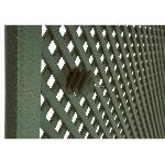 Treille - Treillis Kit séparateur carré en LOP vert CATRAL - Matériau écologique et résistant