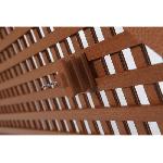 Treille - Treillis Kit séparateur carré en plastique résine marron - CATRAL - Matériaux écologiques