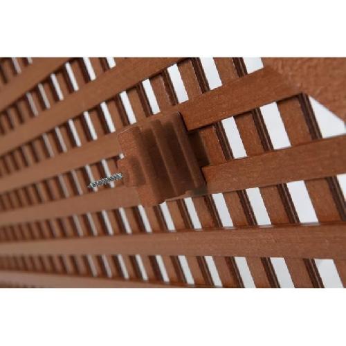 Treille - Treillis Kit séparateur carré en plastique résine marron - CATRAL - Matériaux écologiques