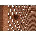 Treille - Treillis Kit séparateur carré en plastique résine marron - CATRAL - Matériaux écologiques