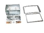 Supports Autoradio de Roger Kit Support 2DIN compatible avec Alfa Romeo 147 GT 01-10 - argent Clair