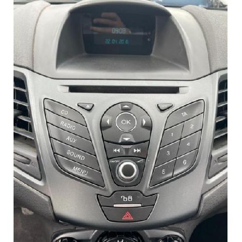 Supports Autoradio de Roger Kit support 2Din compatible avec Ford Fiesta ap09 Avec ecran - vide poche - Argent