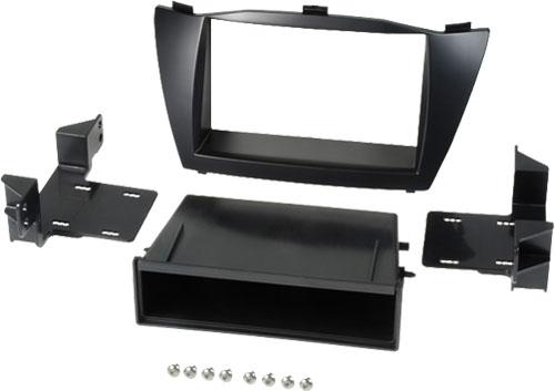 Supports Autoradio de Roger Kit Support 2Din compatible avec Hyundai IX35 ap10 avec vide-poche