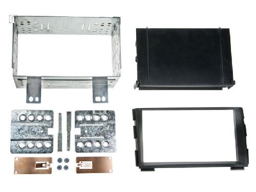 Supports Autoradio de Roger Kit Support 2Din compatible avec Kia Ceed 09-12 Pro Ceed 11-13 avec vide-poche - Noir