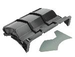 Supports Autoradio de Roger Kit Support autoradio 2DIN 381320-36-1 compatible avec Seat Mii Skoda Citigo VW Up ap11 - Noir vide poche Clim manuelle