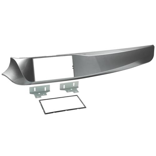 Supports Autoradio de Roger Kit support Autoradio 2Din compatible avec Alfa Romeo Giulietta - Argent remplacement de la console Origine