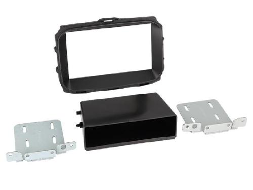 Supports Autoradio de Roger Kit support Autoradio compatible avec Alfa Romeo Giulietta ap13 Avec vide poche - Noir