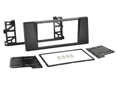 Supports Autoradio de Roger Kit Support Autoradio compatible avec BMW 5 E39 Rubbertouch Noir