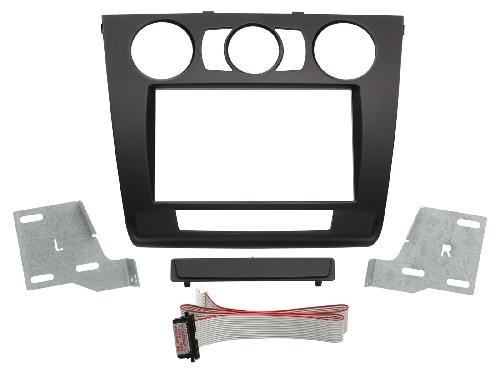 Supports Autoradio de Roger Kit Support Autoradio compatible avec BMW Serie 1 07-12 Avec Clim Manuelle