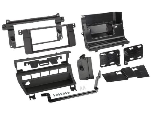 Supports Autoradio de Roger Kit Support Autoradio compatible avec BMW serie 3 E46 5 boutons Noir