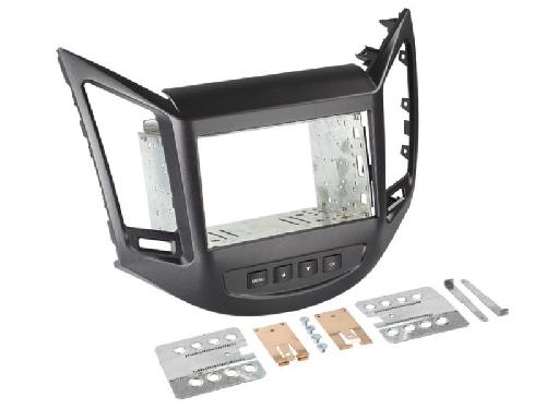 Supports Autoradio de Roger Kit Support Autoradio compatible avec Chevrolet Orlando Noir