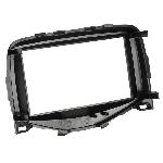 Supports Autoradio de Roger Kit support Autoradio compatible avec Citroen C1 Peugeot 108 Toyota Aygo -Noir brillant