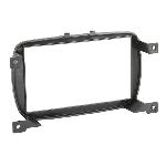 Supports Autoradio de Roger Kit support Autoradio compatible avec Fiat 500 - Noir brillant