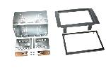 Supports Autoradio de Roger Kit Support Autoradio compatible avec Fiat Idea 03-11 Gris