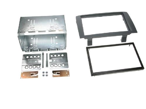 Supports Autoradio de Roger Kit Support Autoradio compatible avec Fiat Idea 03-11 Gris