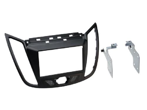 Supports Autoradio de Roger Kit Support Autoradio compatible avec Ford C-Max Kuga 10-19 - Noir mat
