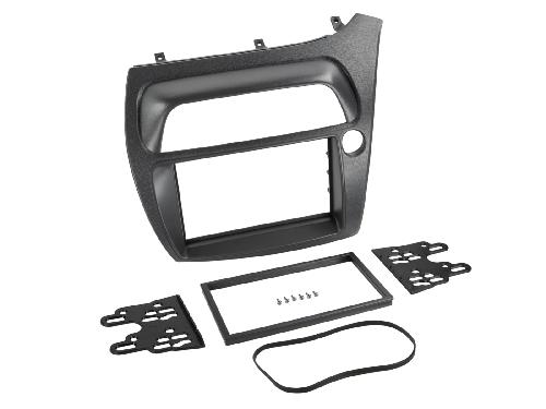 Supports Autoradio de Roger Kit Support Autoradio compatible avec Honda Civic 8 06-11 Noir - VEHICULES UK