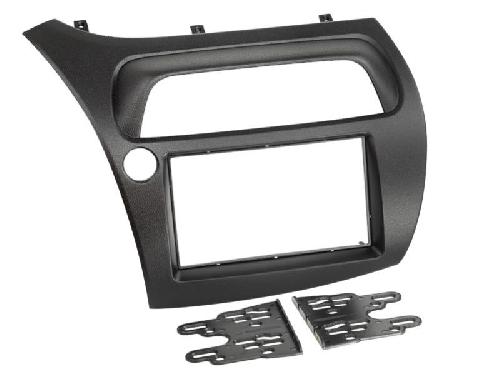 Supports Autoradio de Roger Kit Support Autoradio compatible avec Honda Civic 8 2006-2011 Noir