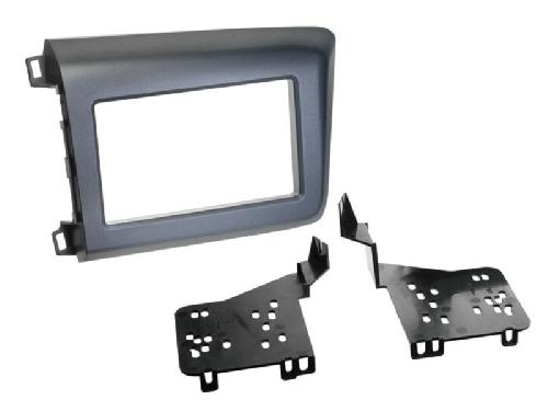 Supports Autoradio de Roger Kit Support Autoradio compatible avec Honda Civic 9 Gris