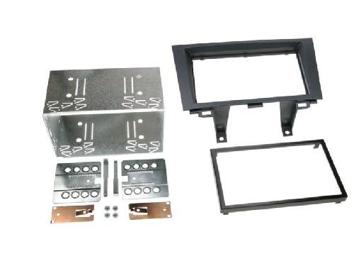 Supports Autoradio de Roger Kit Support Autoradio compatible avec Honda CR-V RE5 RE6 RE7 Noir