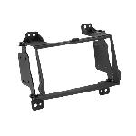 Kit Support Autoradio compatible avec Hyundai H1 Noir Rubber Touch