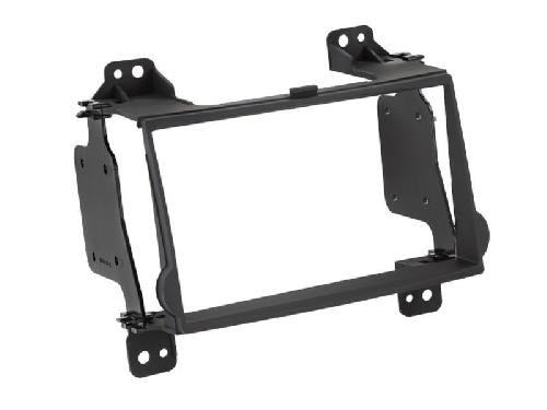 Supports Autoradio de Roger Kit Support Autoradio compatible avec Hyundai H1 Noir Rubber Touch