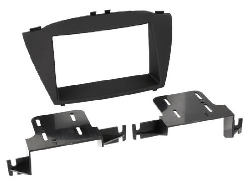 Supports Autoradio de Roger Kit Support Autoradio compatible avec Hyundai IX35 Noir