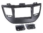 Facade autoradio Hyundai Kit Support Autoradio compatible avec Hyundai Tucson 2015 Noir