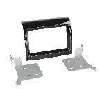 Kit Support autoradio compatible avec Jumper Ducato Boxer Movano 14-23 - 2Din Noir brillant - voir liste