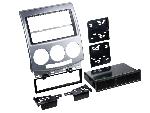 Supports Autoradio de Roger Kit support autoradio compatible avec Mazda 5 CR 05-10 - argent