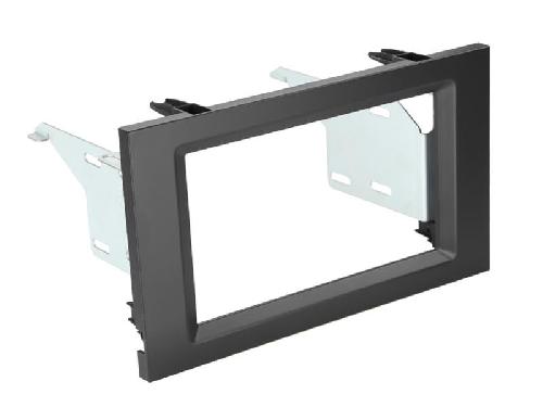 Supports Autoradio de Roger Kit Support autoradio compatible avec Mercedes Actros Noir