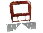 Supports Autoradio de Roger Kit Support Autoradio compatible avec Mercedes Classe S W220 - noyer