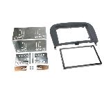 Kit Support Autoradio compatible avec Mercedes SL R230 Noir Rubber touch Kit Support Autoradio compatible avec Mercedes SL R230 Noir Rubber touch