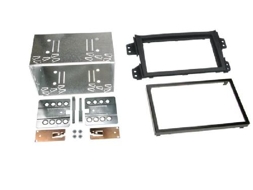 Supports Autoradio de Roger Kit Support autoradio compatible avec Opel Agila Suzuki Splash Noir