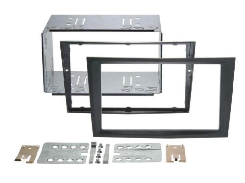 Supports Autoradio de Roger Kit Support Autoradio compatible avec Opel Astra H Edition Anthracite rubber touch