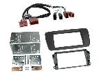 Supports Autoradio de Roger Kit Support autoradio compatible avec Seat Ibiza 6J Gris Tuam 2Din